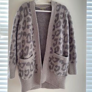 SOLD Barefoot Dreams Leopard Cardigan